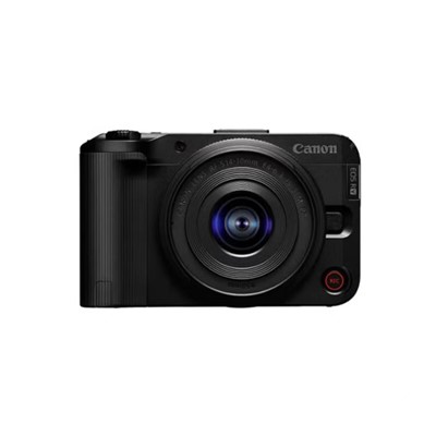 佳能（Canon）EOS R50V单电/微单相机  视频相机4K掌上vlog相机轻便视频旅游 小巧轻量 6K超采样 4K视频 视频直播 微单相机 EOS R50V+14-30mm镜头黑色 官方标配